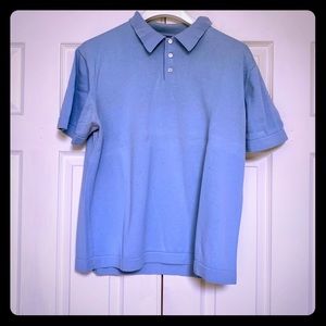 Banana Republic 100% Cotton Baby Blue Polo
